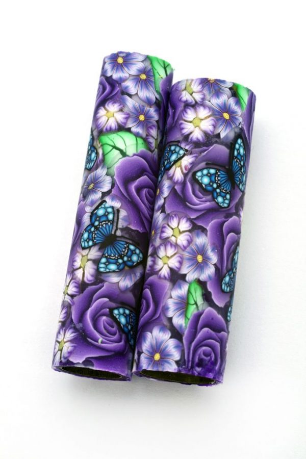 Floral Polymer Clay Pen Blank