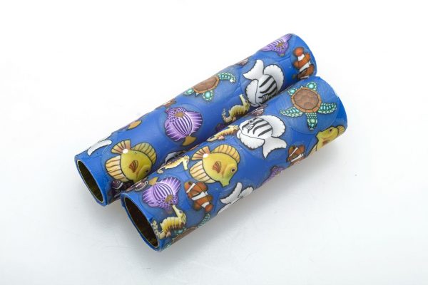 Seascape Polymer Clay Pen Blank - Image 14