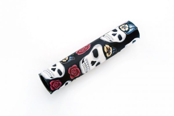 Skull Polymer Clay Pen Blank - Image 2