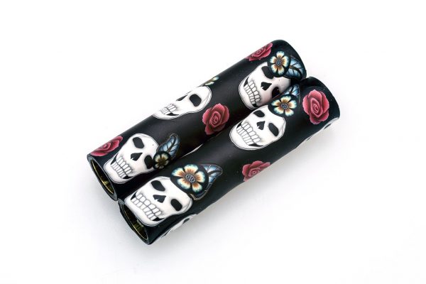 Skull Polymer Clay Pen Blank - Image 3