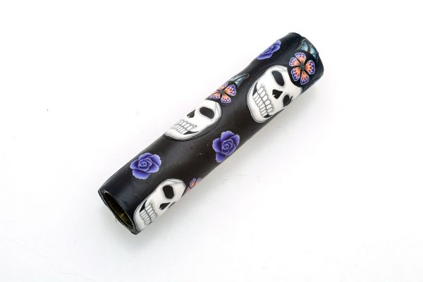 Skull Polymer Clay Pen Blank - Image 5